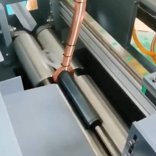 horizontal induction hardening machine
