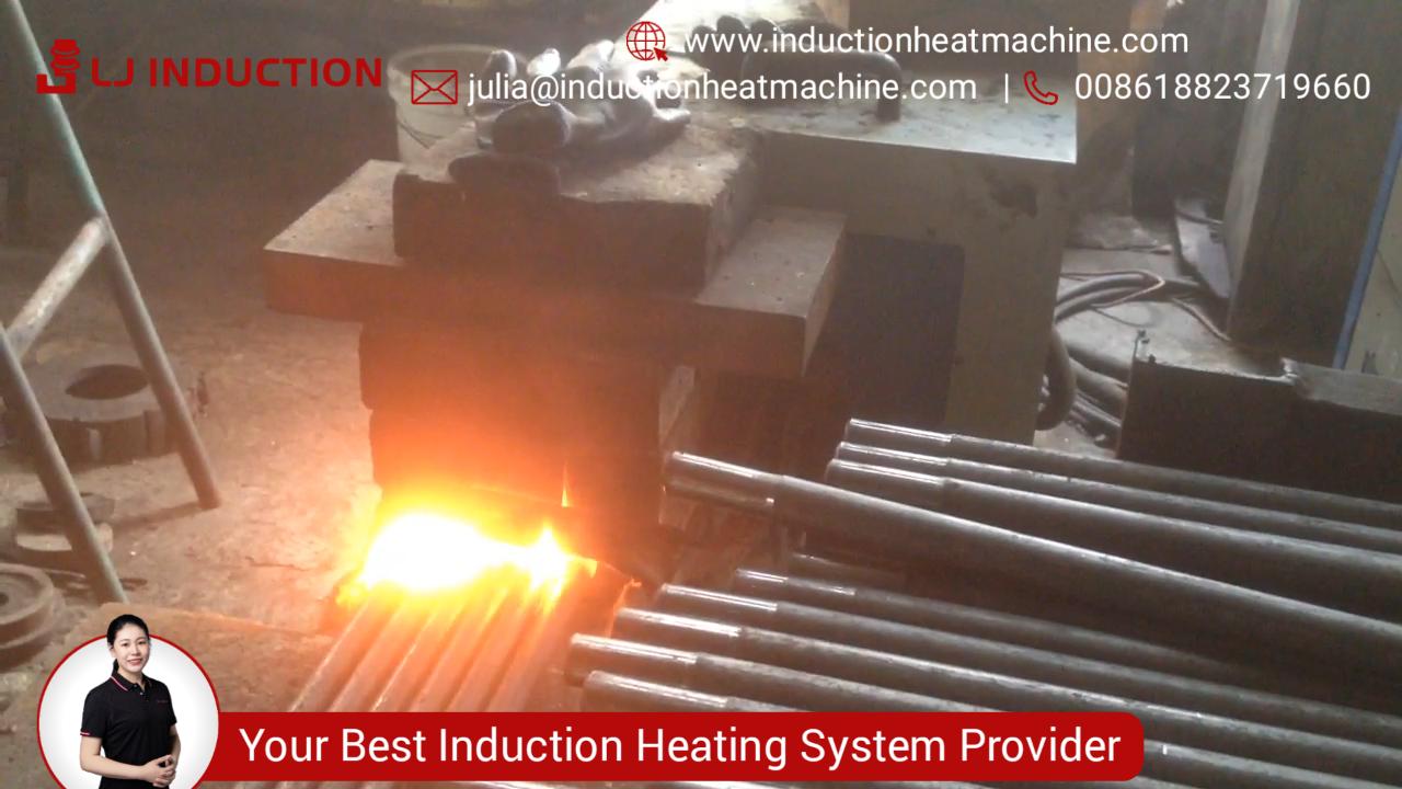 induction heating furnace for forging